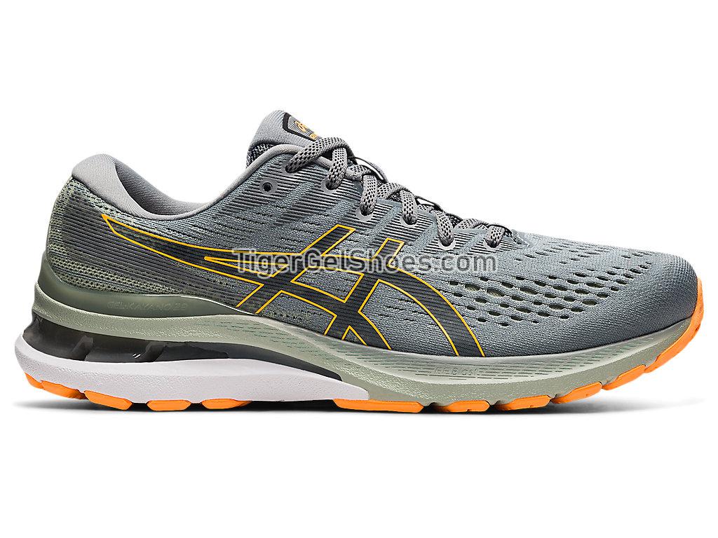 Asics GEL-KAYANO 28 Sheet Rock/Orange Pop 1011B189-020 Mens Running Shoes