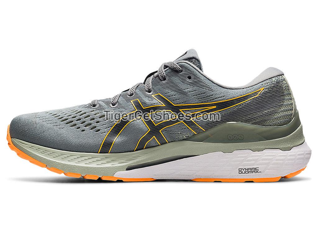 Asics GEL-KAYANO 28 Sheet Rock/Orange Pop 1011B189-020 Mens Running Shoes