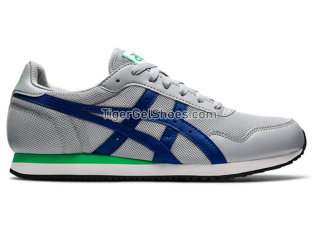 Asics TIGER RUNNER Piedmont Grey/Monaco Blue 1201A267-020 GEL Mens Womens Shoes