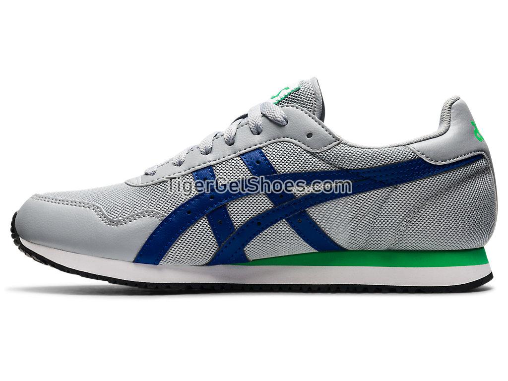 Asics TIGER RUNNER Piedmont Grey/Monaco Blue 1201A267-020 GEL Mens Womens Shoes