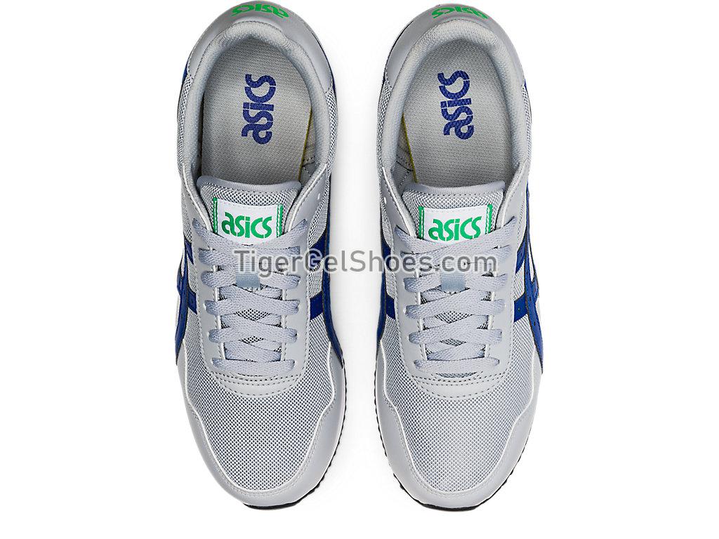 Asics TIGER RUNNER Piedmont Grey/Monaco Blue 1201A267-020 GEL Mens Womens Shoes