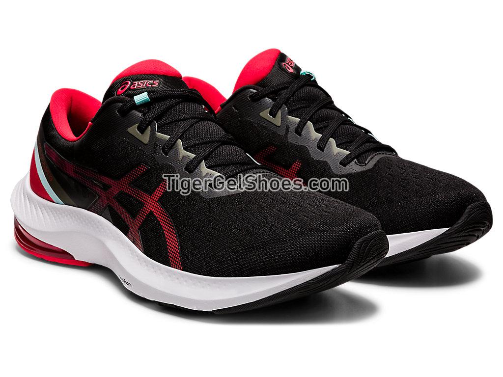 Asics GEL-PULSE 13 Black/Electric Red 1011B175-001 Mens Running Shoes