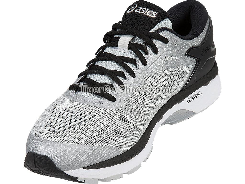 Asics GEL-Kayano 24 Silver/Black/Mid Grey T749N-9390 Mens Running Shoes