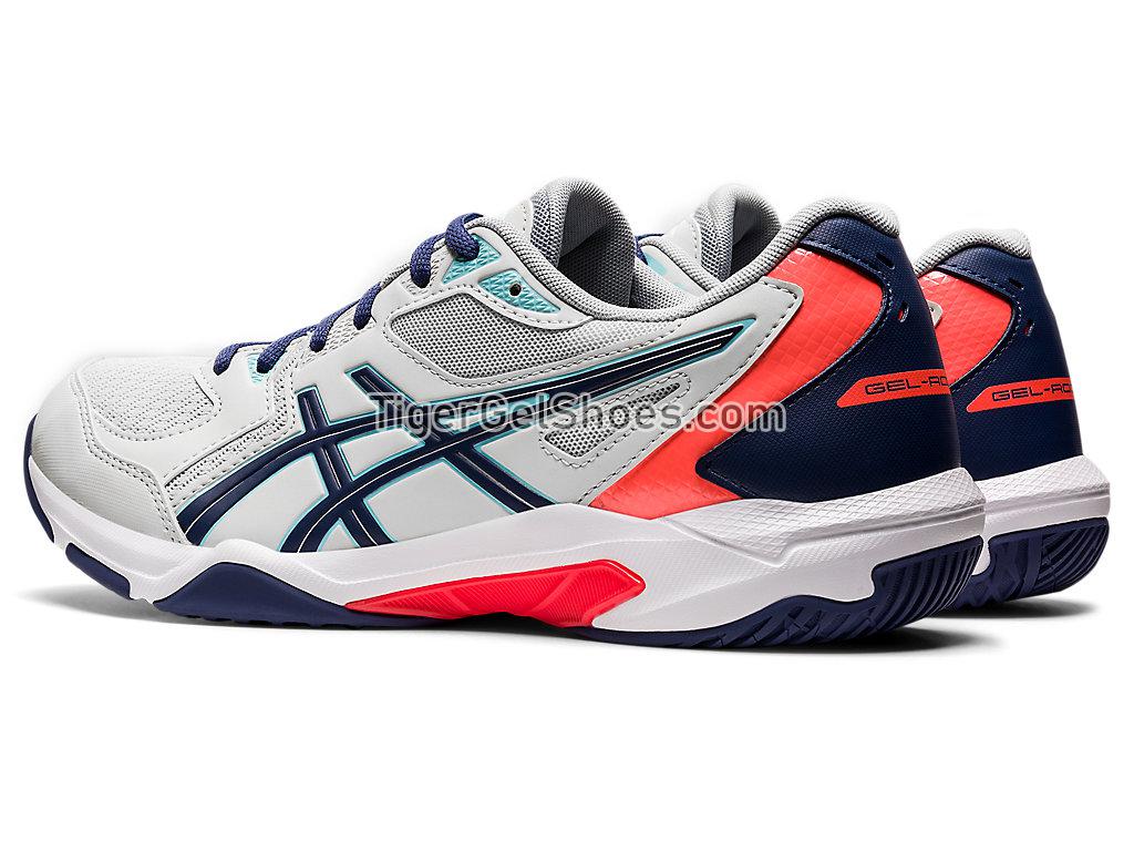 Asics GEL-ROCKET 10 Glacier Grey/Sunrise Red 1071A054-960 Mens Volleyball Shoes