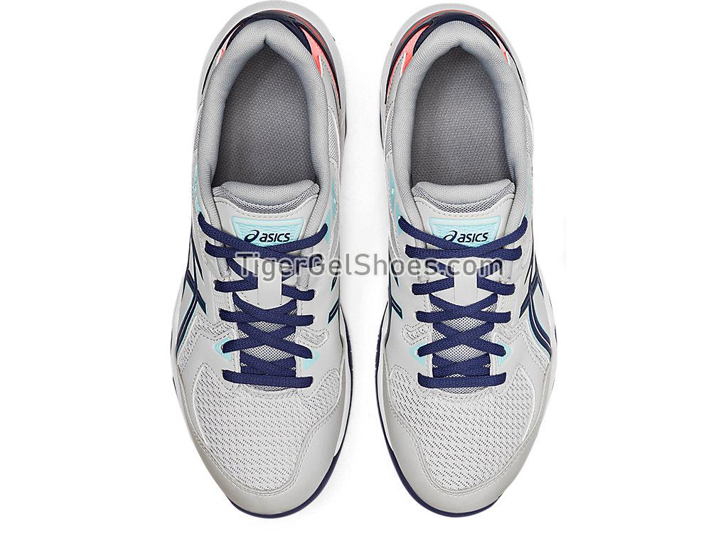 Asics GEL-ROCKET 10 Glacier Grey/Sunrise Red 1071A054-960 Mens Volleyball Shoes