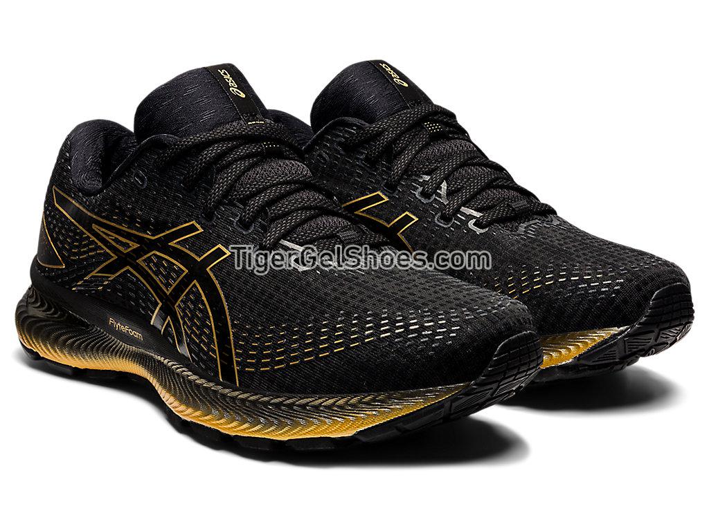 Asics GEL-SAIUN Black/Pure Gold/Carrier Grey 1011B400-001 Mens Running Shoes
