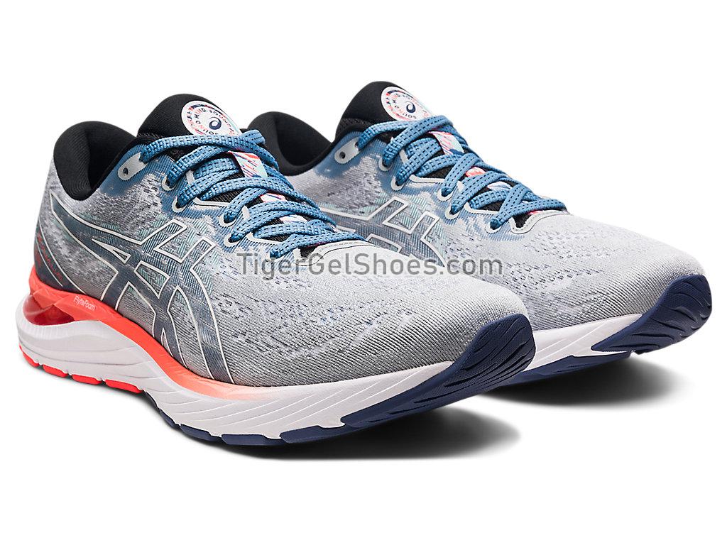Asics GEL-CUMULUS 23 Piedmont Grey/White 1011B314-960 Mens Running Shoes