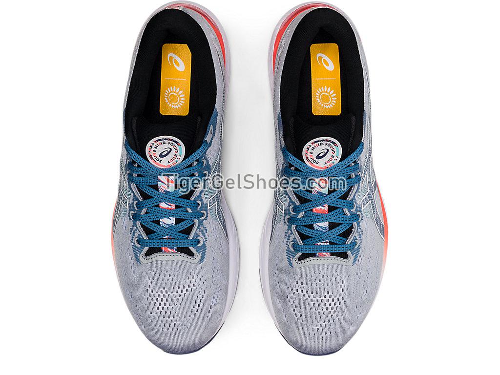 Asics GEL-CUMULUS 23 Piedmont Grey/White 1011B314-960 Mens Running Shoes