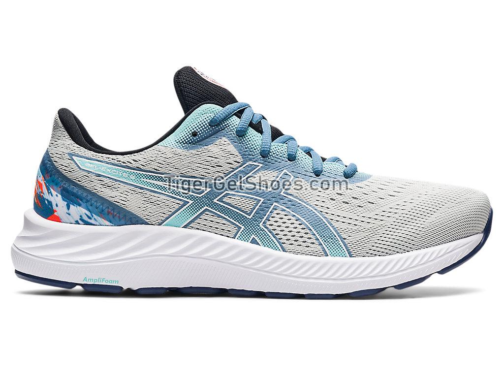 Asics GEL-EXCITE 8 Glacier Grey/Thunder Blue 1011B311-960 Mens Running Shoes