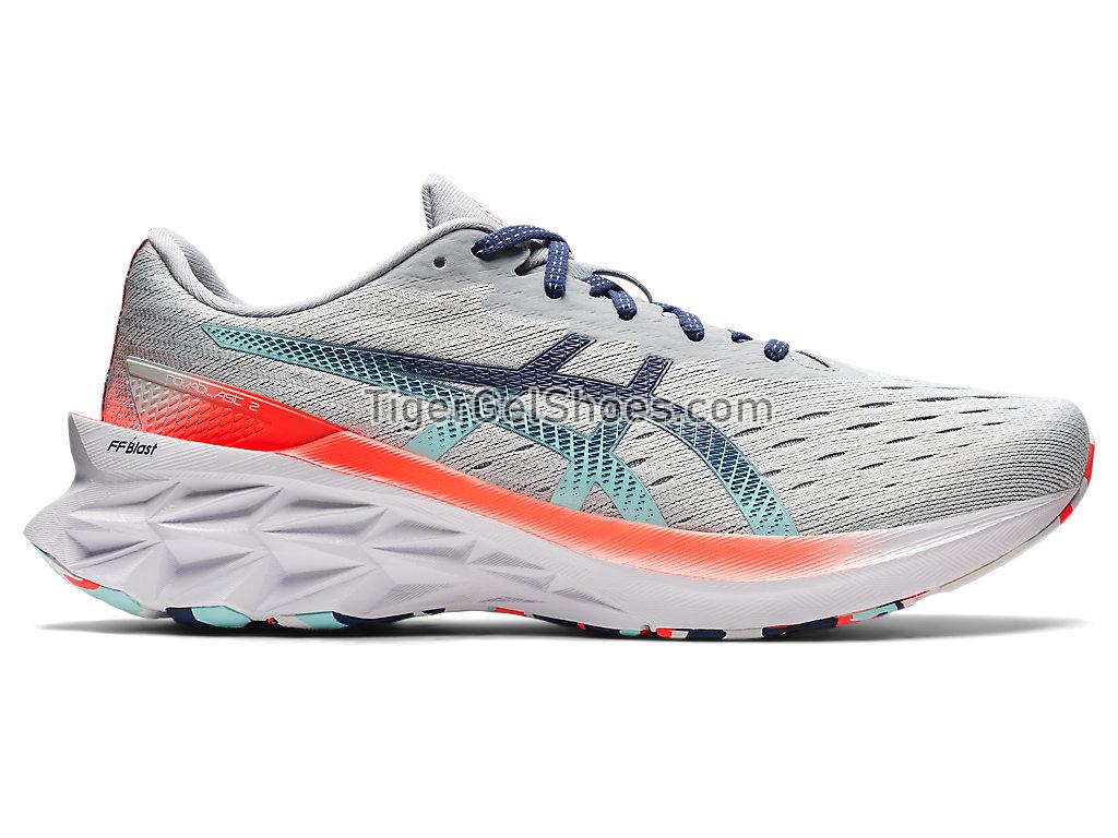 Asics NOVABLAST 2 Glacier Grey/Thunder Blue 1011B306-960 Mens Running Shoes