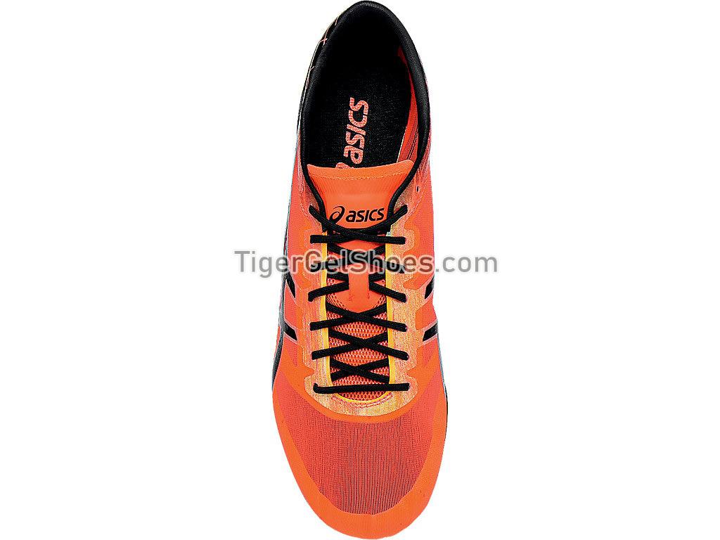 Asics SonicSprint Elite Flash Coral/Black G600N-0690 Mens Track and Field Shoes