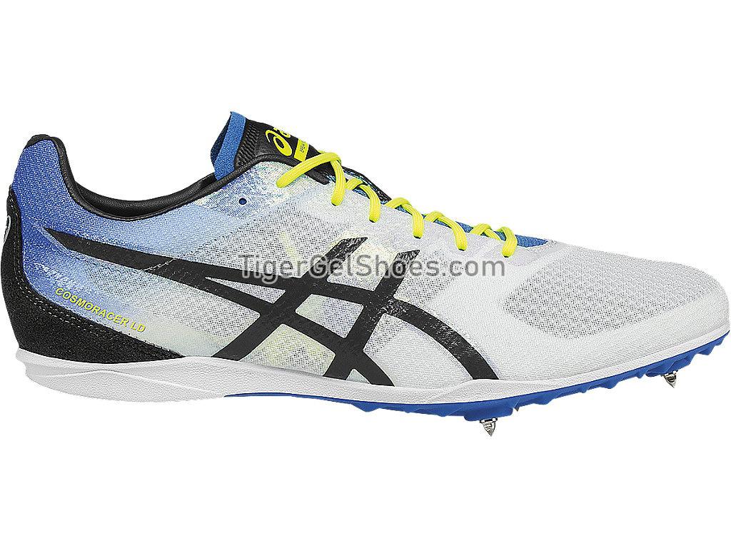 Asics Cosmoracer LD White/Methyl Blue/Dark Slate G602N-0160 Mens Track and Field Shoes
