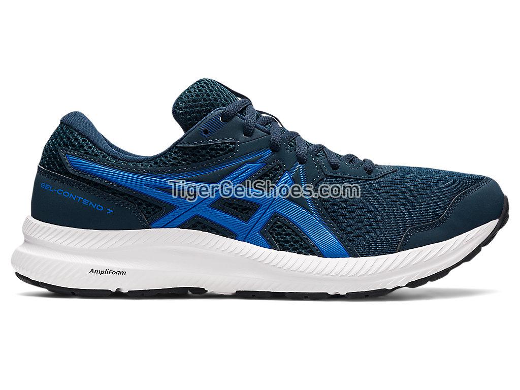 Asics GEL-CONTEND 7 French Blue/Electric Blue 1011B040-404 Mens Running Shoes
