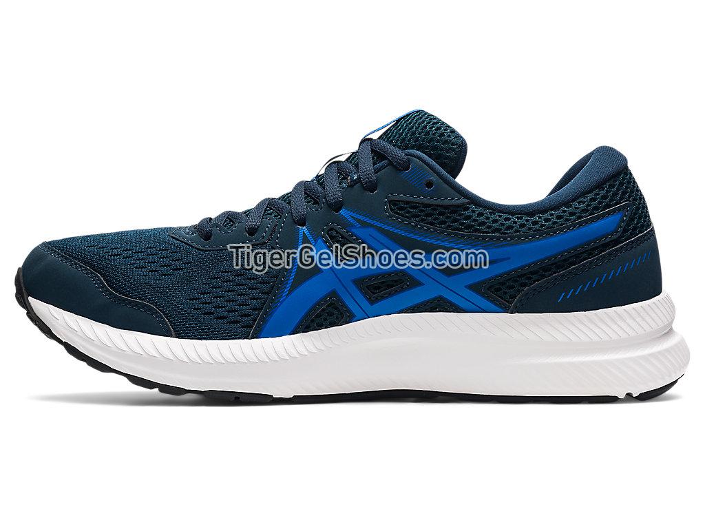 Asics GEL-CONTEND 7 French Blue/Electric Blue 1011B040-404 Mens Running Shoes