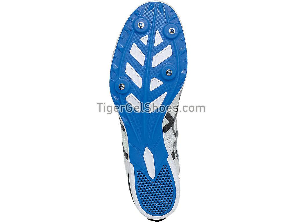 Asics Cosmoracer LD White/Methyl Blue/Dark Slate G602N-0160 Mens Track and Field Shoes