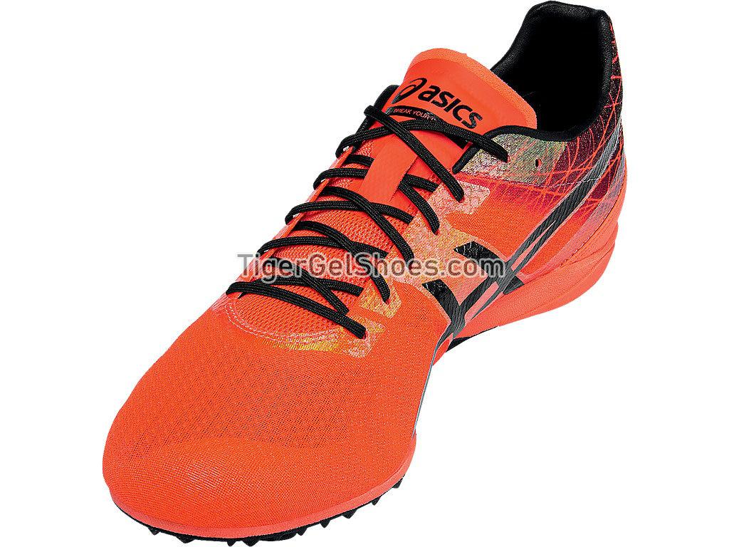 Asics Cosmoracer LD Flash Coral/Black G602N-0690 Mens Track and Field Shoes