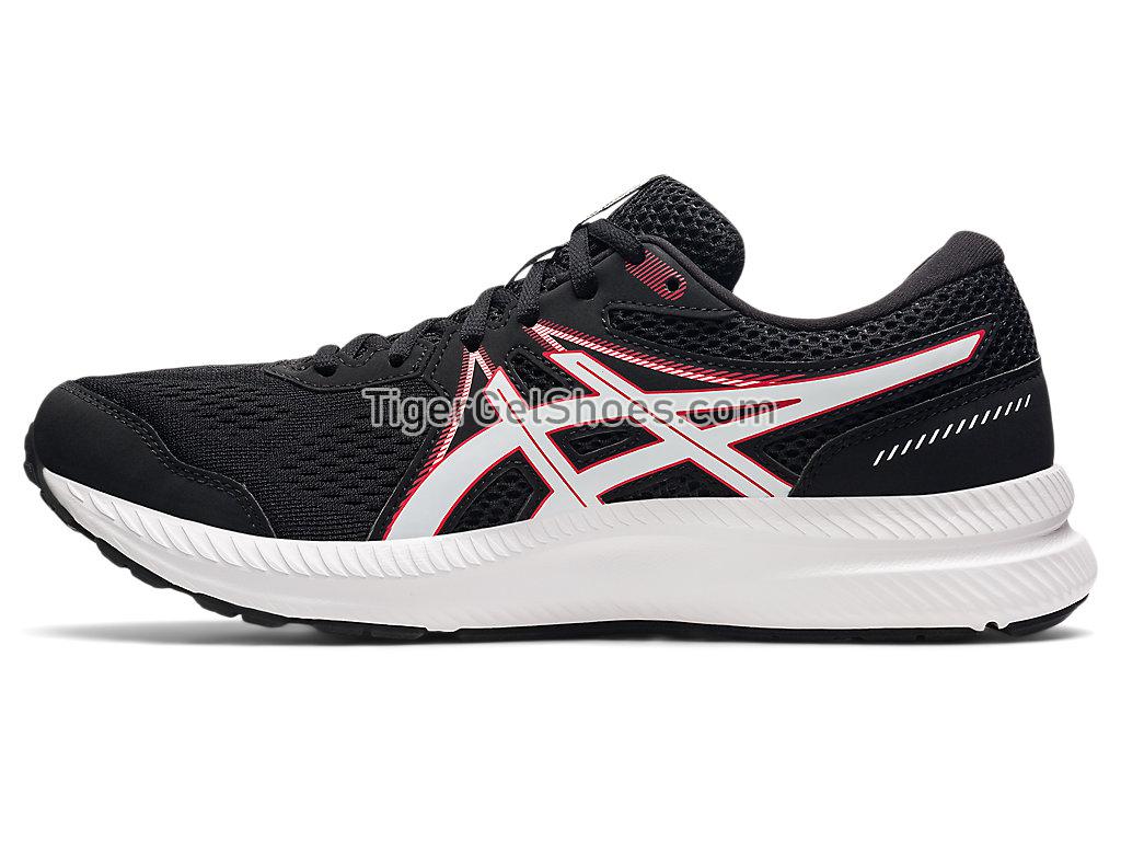 Asics GEL-CONTEND 7 Black/Electric Red 1011B040-008 Mens Running Shoes