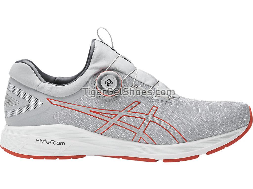 Asics Dynamis Mid Grey/Carbon/White T7D1N-9697 Mens Running Shoes