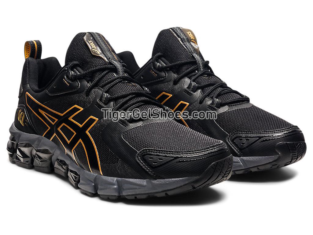 Asics GEL-QUANTUM 180 Black/Pure Gold 1201A466-001 GEL Mens Womens Shoes