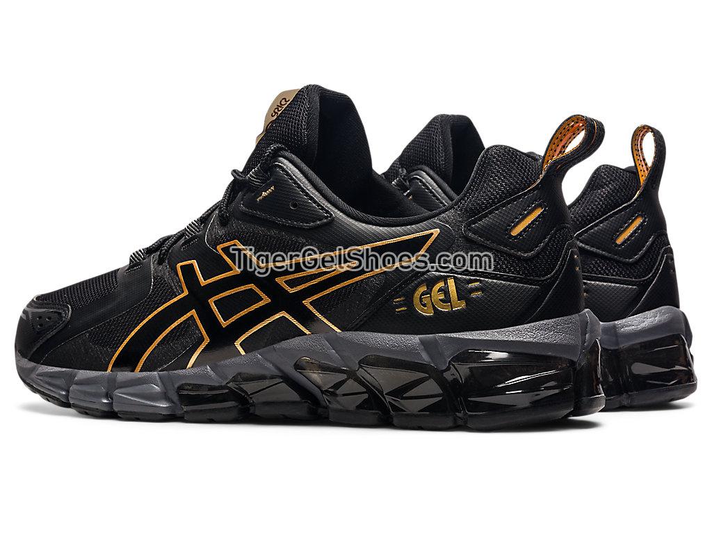 Asics GEL-QUANTUM 180 Black/Pure Gold 1201A466-001 GEL Mens Womens Shoes
