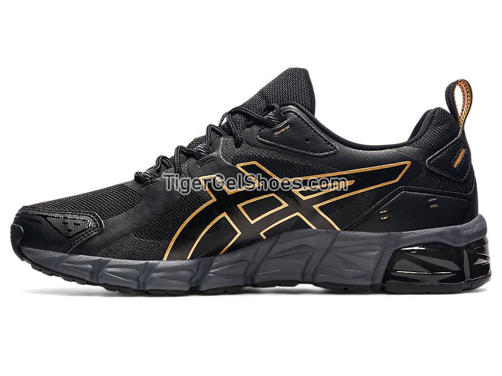 Asics GEL-QUANTUM 180 Black/Pure Gold 1201A466-001 GEL Mens Womens Shoes
