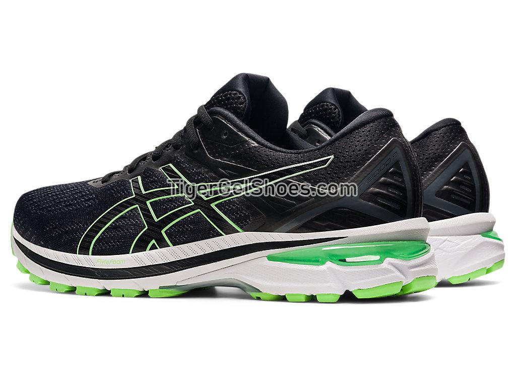 Asics GT-2000 9 Black/Bright Lime 1011A983-006 Mens Running Shoes