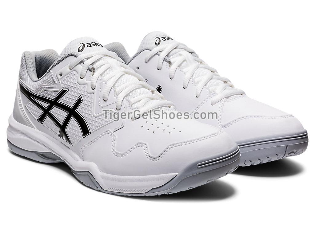 Asics GEL-DEDICATE 7 White/Black 1041A223-100 Mens Tennis Shoes