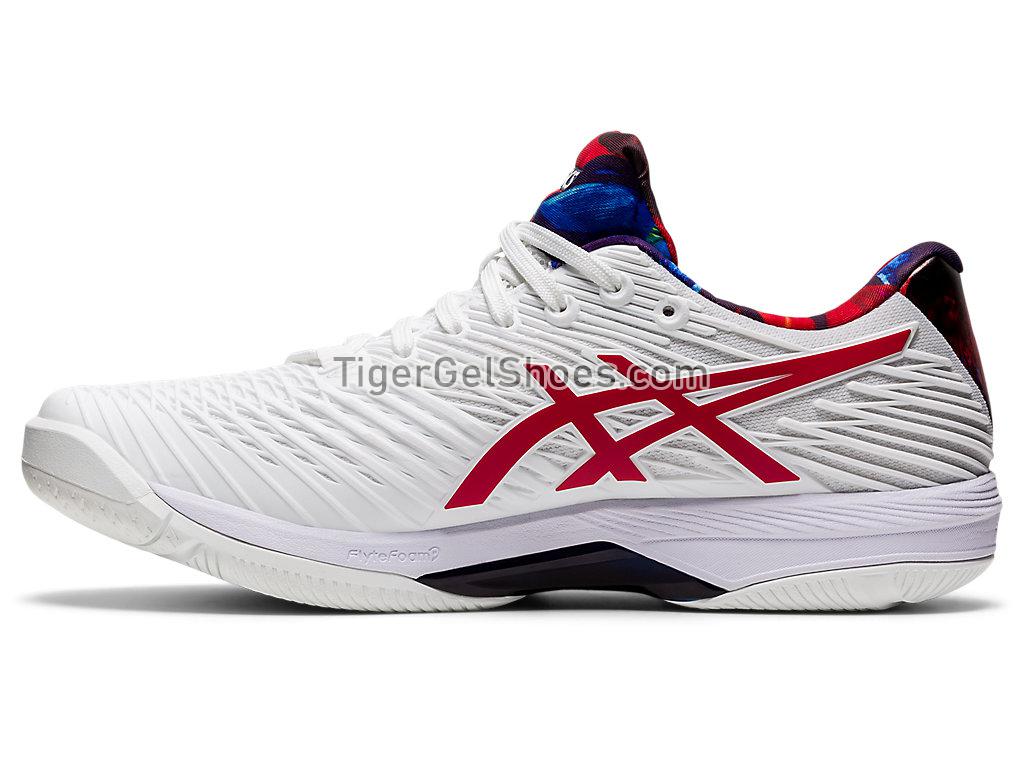 Asics SOLUTION SPEED FF 2 L.E. White/Classic Red 1041A286-110 Mens Tennis Shoes