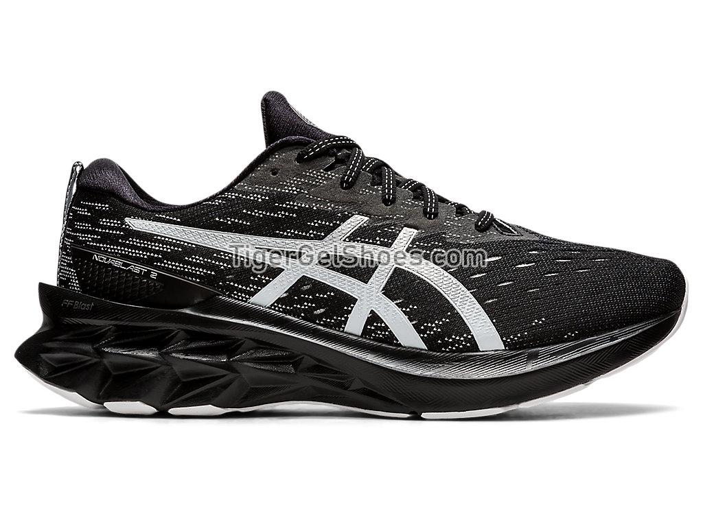 Asics NOVABLAST 2 Black/Pure Silver 1011B192-001 Mens Running Shoes