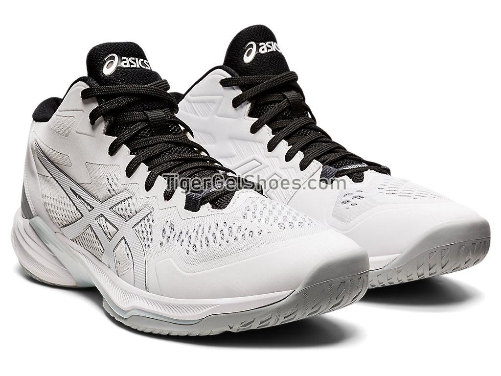 Asics SKY ELITE FF MT 2 White/Pure Silver 1051A065-101 Mens Volleyball Shoes