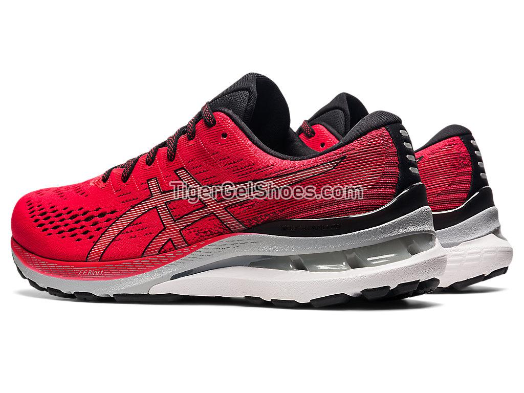 Asics GEL-KAYANO 28 Electric Red/Black 1011B189-600 Mens Running Shoes