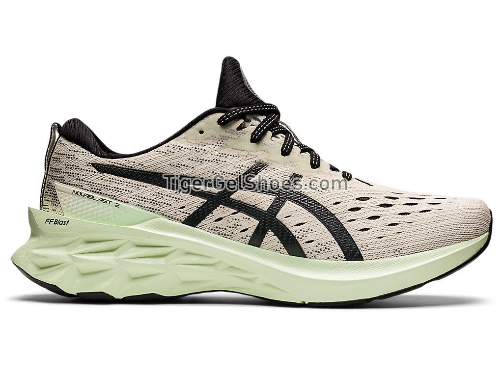 Asics NOVABLAST 2 Birch/Black 1011B192-200 Mens Running Shoes