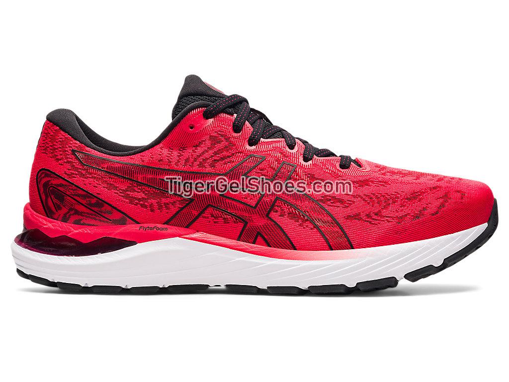Asics GEL-CUMULUS 23 Electric Red/Black 1011B012-607 Mens Running Shoes
