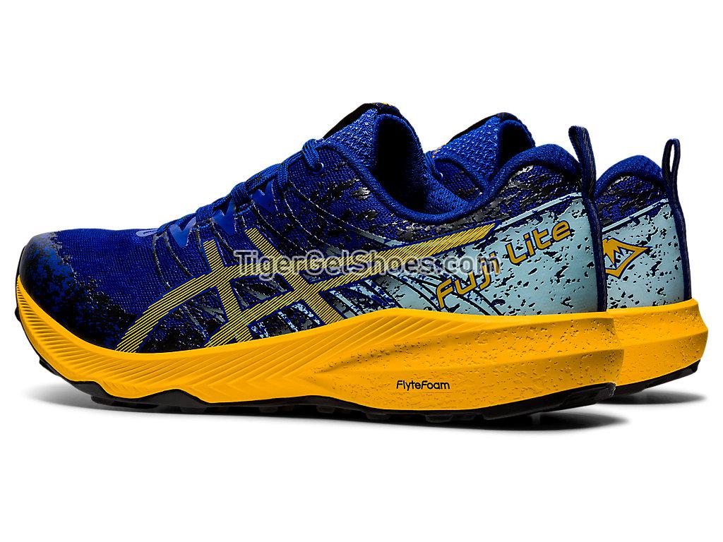 Asics FUJI LITE 2 Monaco Blue/Sunflower 1011B209-400 Mens Trail Running Shoes