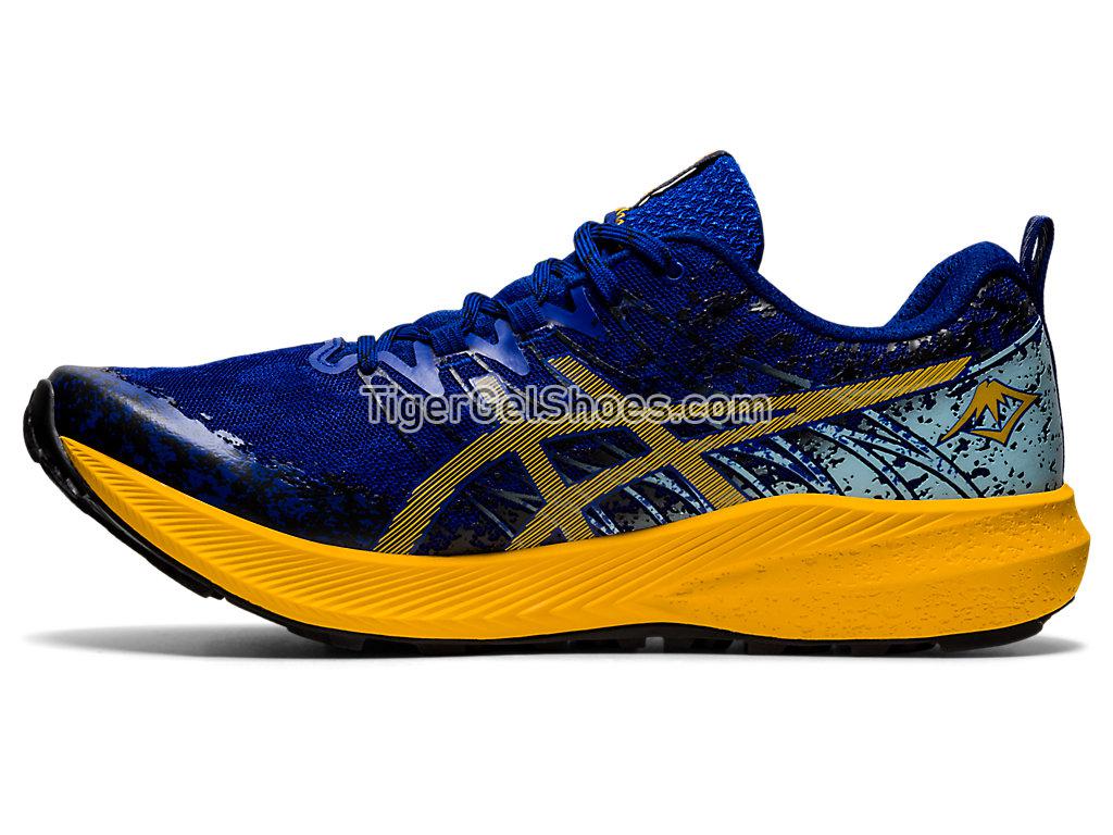 Asics FUJI LITE 2 Monaco Blue/Sunflower 1011B209-400 Mens Trail Running Shoes