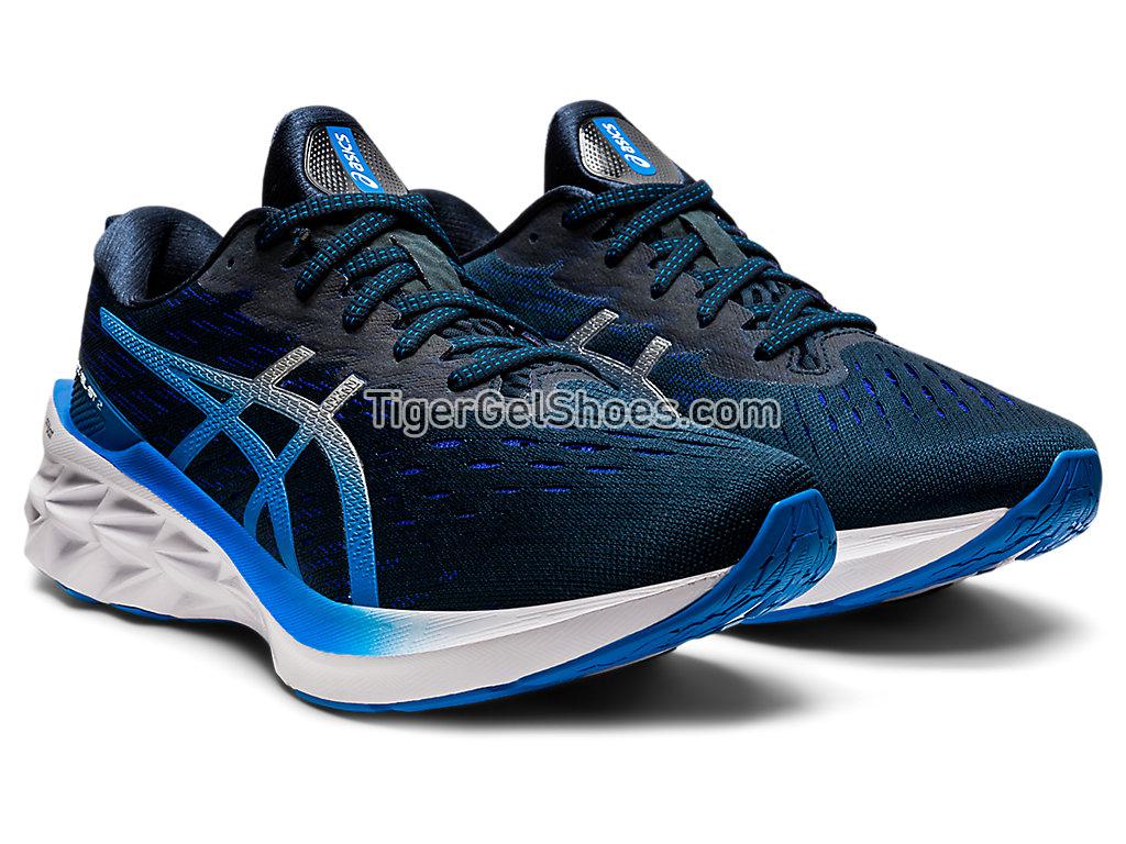 Asics NOVABLAST 2 French Blue/Pure Silver 1011B192-401 Mens Running Shoes