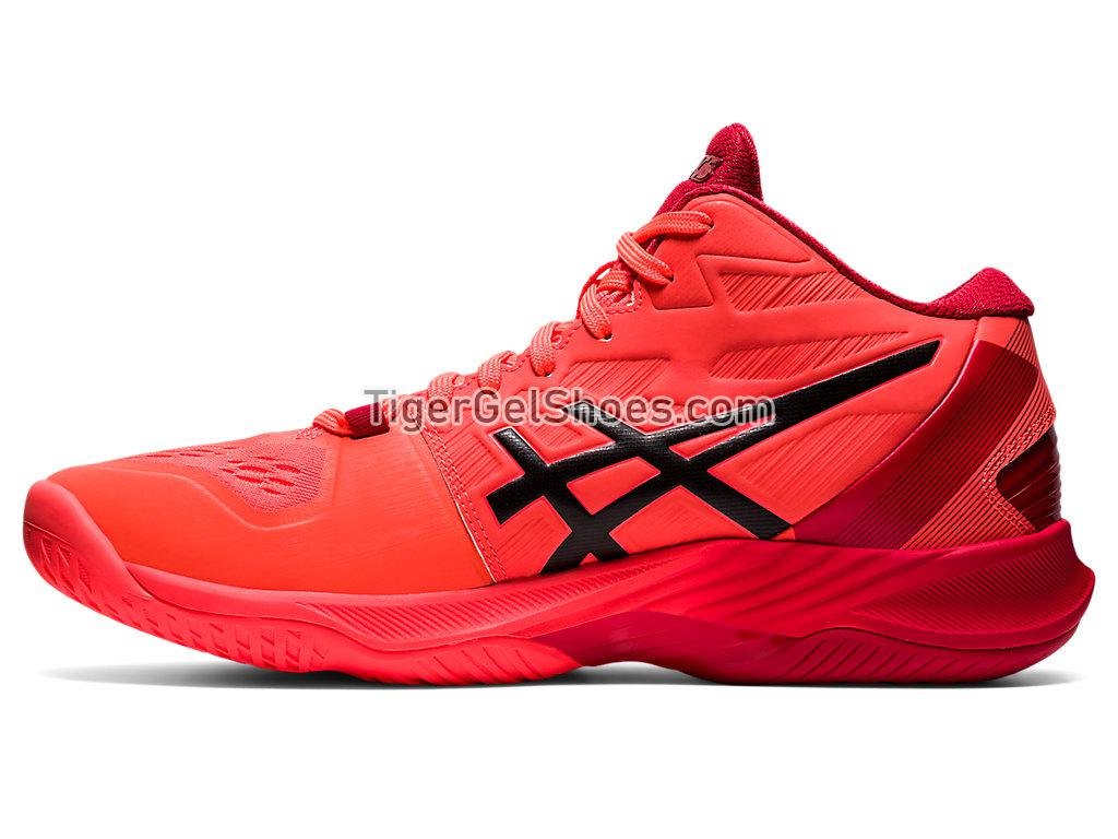 Asics SKY ELITE FF MT 2 TOKYO Sunrise Red/Eclipse Black 1051A071-701 Mens Volleyball Shoes