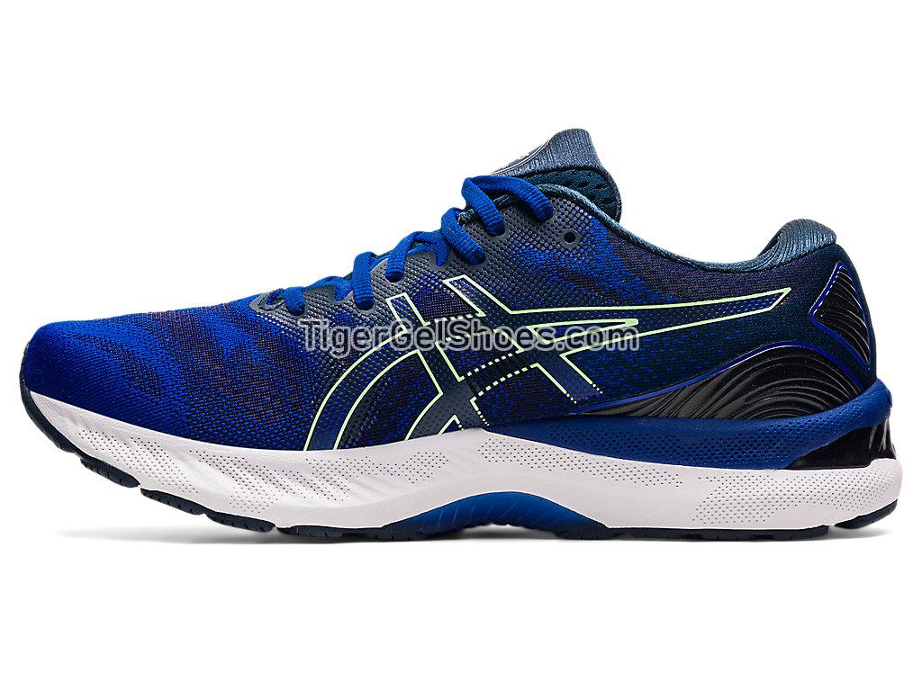 Asics GEL-NIMBUS 23 Monaco Blue/Bright Lime 1011B004-404 Mens Running Shoes