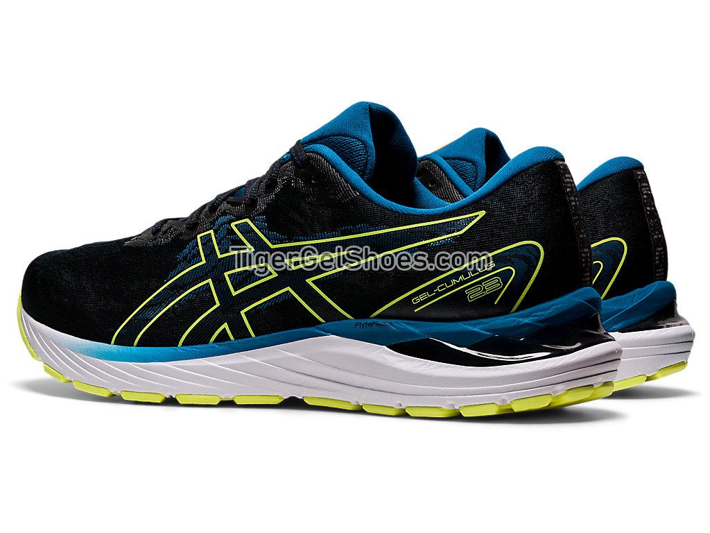 Asics GEL-CUMULUS 23 Black/Glow Yellow 1011B012-016 Mens Running Shoes