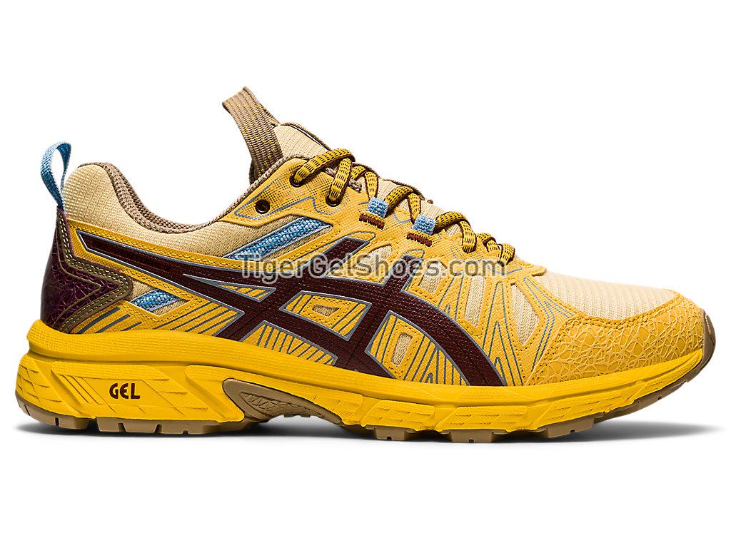 Asics HN1-S GEL-VENTURE Yellow/Ox Brown 1201A195-750 GEL Mens Womens Shoes
