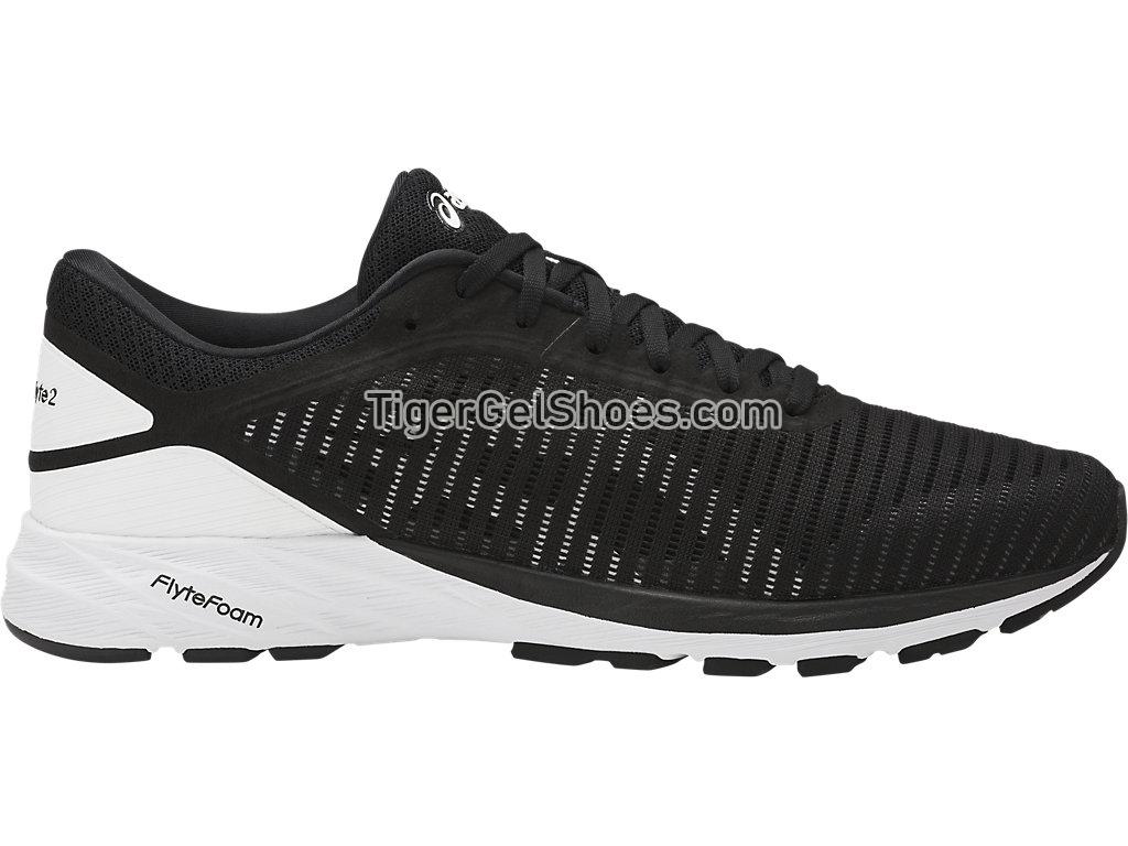 Asics DynaFlyte 2 Black/White/Carbon T7D0N-9001 Mens Running Shoes