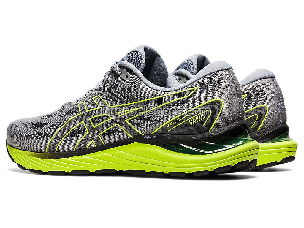 Asics GEL-CUMULUS 23 Sheet Rock/Hazard Green 1011B012-021 Mens Running Shoes