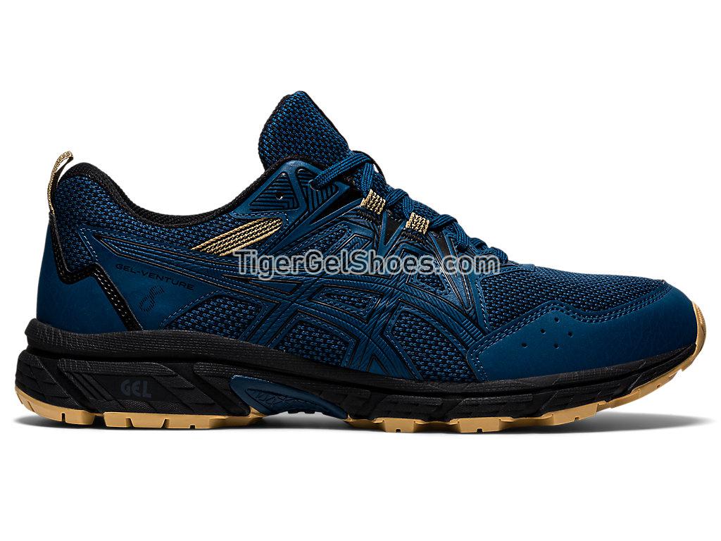 Asics GEL-VENTURE 8 Mako Blue/Black 1011A824-401 Mens Trail Running Shoes