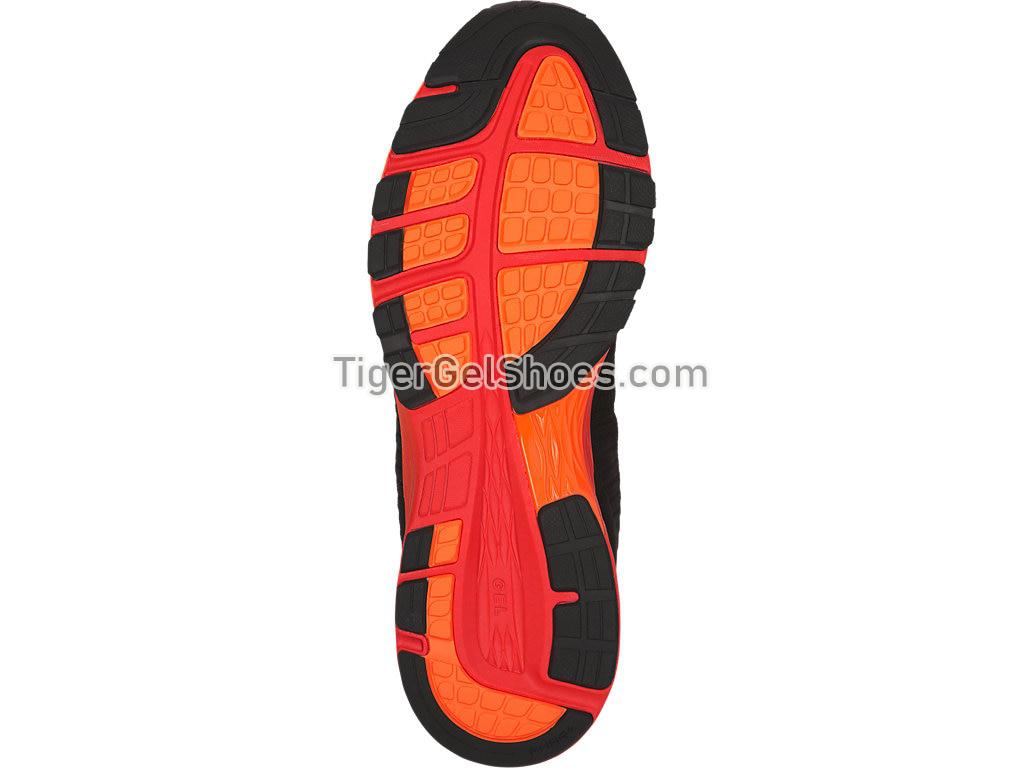 Asics DynaFlyte 2 Black/Fiery Red/Orange T7D0N-9023 Mens Running Shoes