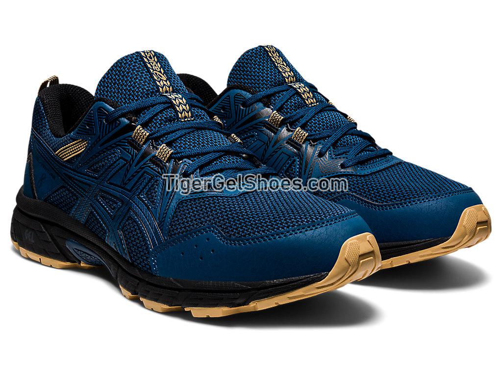 Asics GEL-VENTURE 8 Mako Blue/Black 1011A824-401 Mens Trail Running Shoes