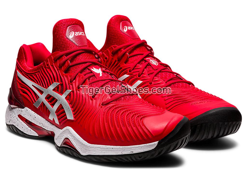 Asics COURT FF NOVAK LE Classic Red/White 1041A275-960 Mens Tennis Shoes