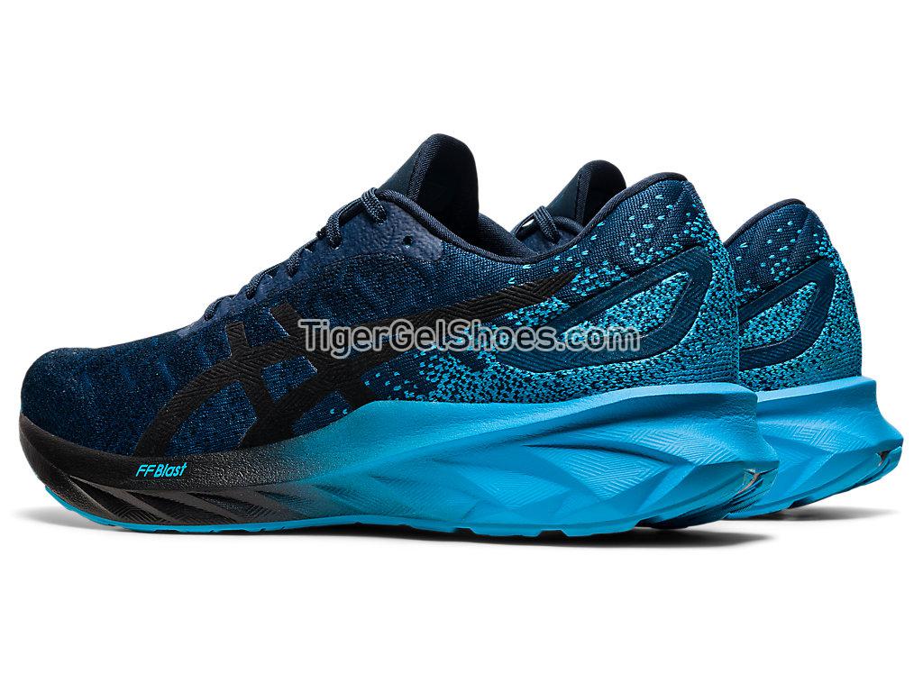 Asics DYNABLAST French Blue/Black 1011A819-400 Mens Running Shoes