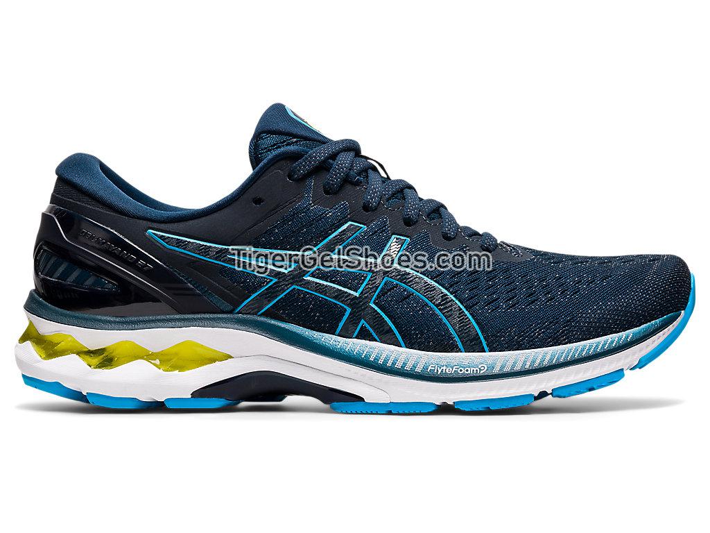 Asics GEL-KAYANO 27 French Blue/Digital Aqua 1011A767-401 Mens Running Shoes