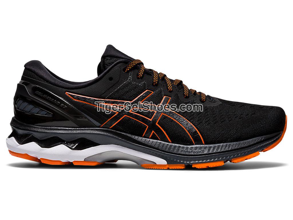 Asics GEL-KAYANO 27 Black/Marigold Orange 1011A767-003 Mens Running Shoes