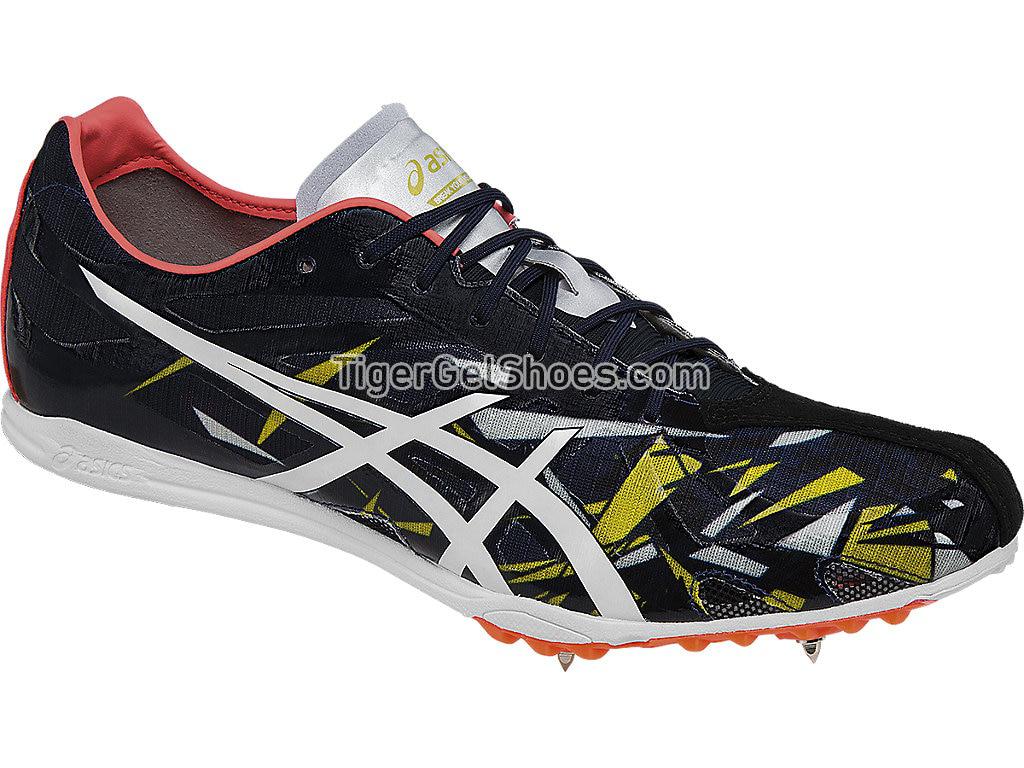 Asics Gunlap Dark Navy/White/Vermilion G604Y-5801 Mens Track and Field Shoes